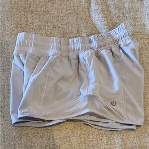 lululemon athletica Women's Soft Gray Athletic Shorts